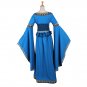 CosplayDiy Women's Blue Vintage Medieval Clothing Central Europe Southern Belle Dress Cosplay