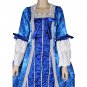 CosplayDiy Women's Blue Wedding Dress Medieval Renaissance Costume Cosplay For Halloween Party