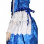 CosplayDiy Women's Blue Wedding Dress Medieval Renaissance Costume Cosplay For Halloween Party