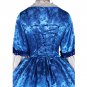 CosplayDiy Women's Blue Wedding Dress Medieval Renaissance Costume Cosplay For Halloween Party