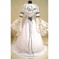 CosplayDiy Women's White Wedding Dress Medieval Renaissance Dress Costume Halloween Cosplay