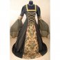 CosplayDiy Women's Black Wedding Dress Medieval Renaissance Victorian Halloween Dress Cosplay