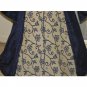 CosplayDiy Women's Renaissance Medieval Wedding Dress Navy Blue Tapestry Halloween Cosplay Costume