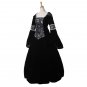 CosplayDiy Women's Black Wedding Medieval Renaissance Victorian Dress For Halloween Party