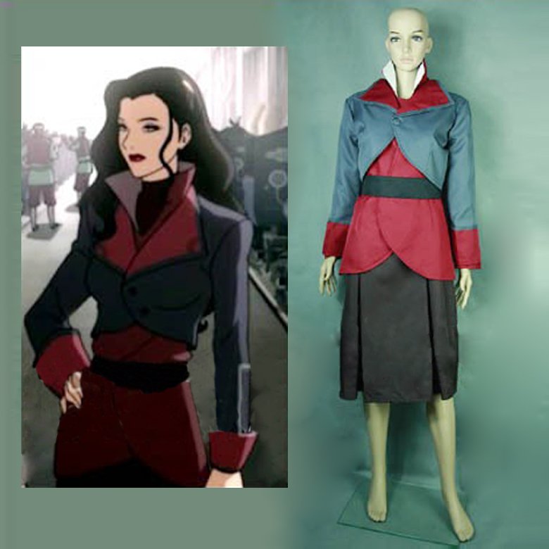 CosplayDiy Women's Outfit The Legend of Korra Asami Sato Costume Outfit  Cosplay