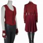 Cosplaydiy Women's Costume Captain America: Civil War Scarlet Witch Wanda Maximoff Cosplay
