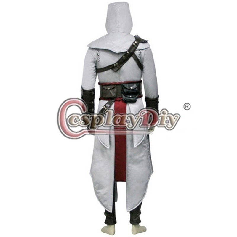 Custom Made Assassin's Creed Grey Altair Costume Cosplay For Halloween ...