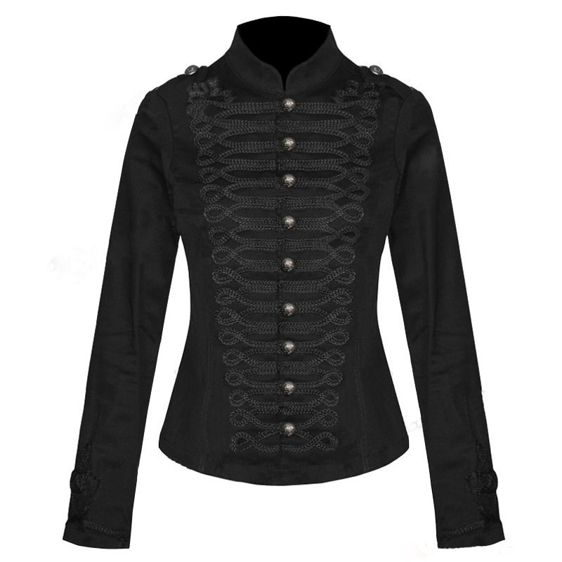 Custom Made Black My Chemical Romance Ladies Military Parade Jacket ...