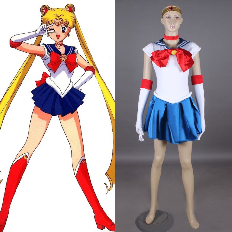 CosplayDiy Women's Dress Sailor Moon Dress Cosplay Halloween Costume