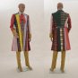 CosplayDiy Men's Outfit Doctor Who Series 6th Sixth Dr Colorful Lattice Stripe Costume Cosplay