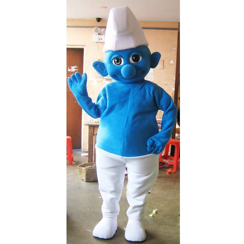 CosplayDiy Unisex Mascot Costume Smurf Adult Costume For Christmas Party