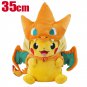 Pokemon Center Mega Tokyo Happy Pikazard Pikachu Charizard Plush Toys
