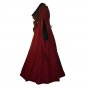CosplayDiy Women's Medieval Claret Renaissance Victorian Costume Dress
