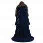 CosplayDiy Women's Game of Thrones Sansa Stark Blue Medieval Dress