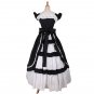 CosplayDiy Women's Black&White Lolita Gothic Medieval Renaissance Halloween Dress Cosplay