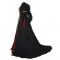Cosplaydiy Women's Black&Red Medieval Victorian Gothic Dress