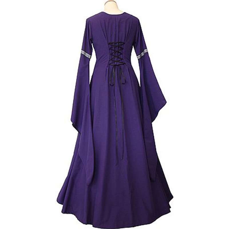 CosplayDiy Women's Purple Medieval Victorian Dress Cosplay For ...
