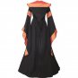 CosplayDiy Women's Maria Black-Terracotta Medieval Renaissance Victorian Dress Costume