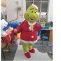 CosplayDiy Unisex Mascot Costume How the Grinch Stole Cosplay For Christmas Party