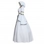 CosplayDiy Women's White Medieval Wedding Dress Victorian Style Cosplay For Party