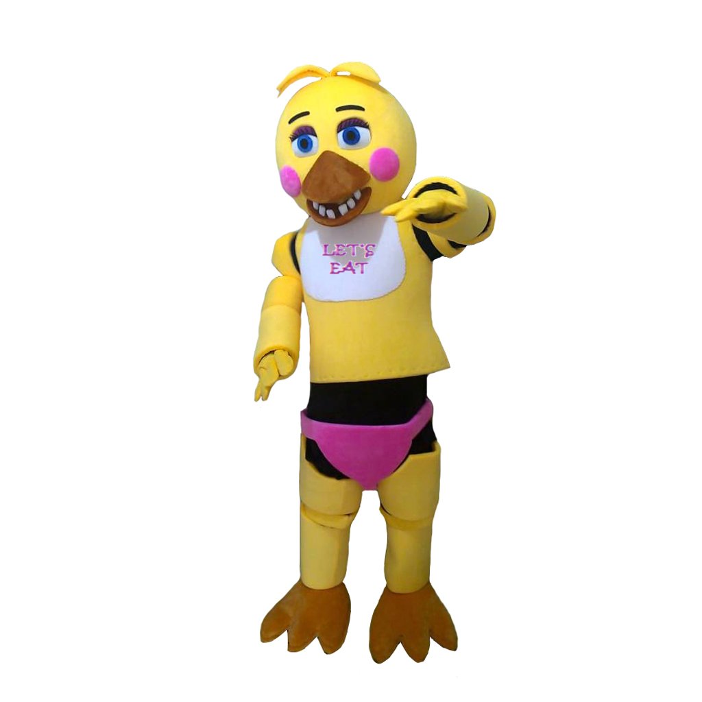 Cosplaydiy Unisex Mascot Costume Five Nights At Freddy S Chica Yellow Cosplay