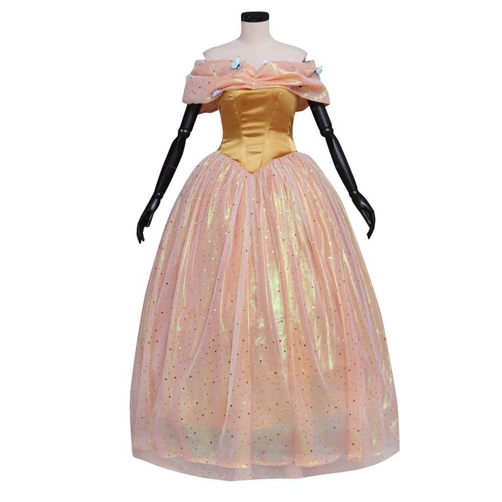 Cinderella Dress Custom Made Women's Princess Dress Costume Cosplay Yellow Version