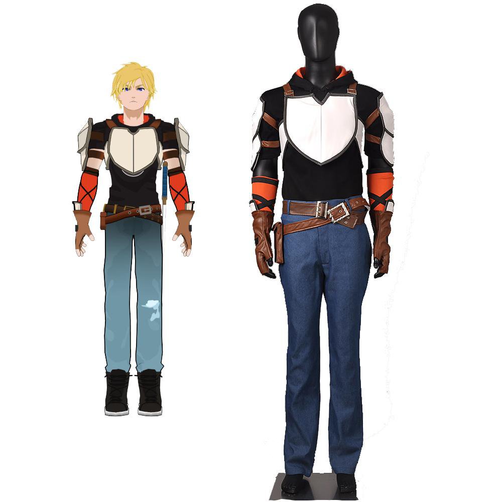 RWBY Jaune Arc Custom Made Outfit Adult's Carnival Cosplay Costume