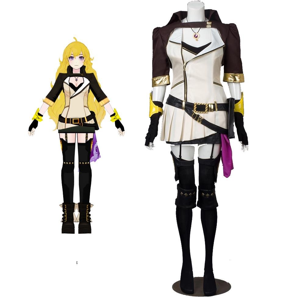 Adult S Costume Rwby Season 2 Yang Xiao Long Cosplay Costume For Halloween Party