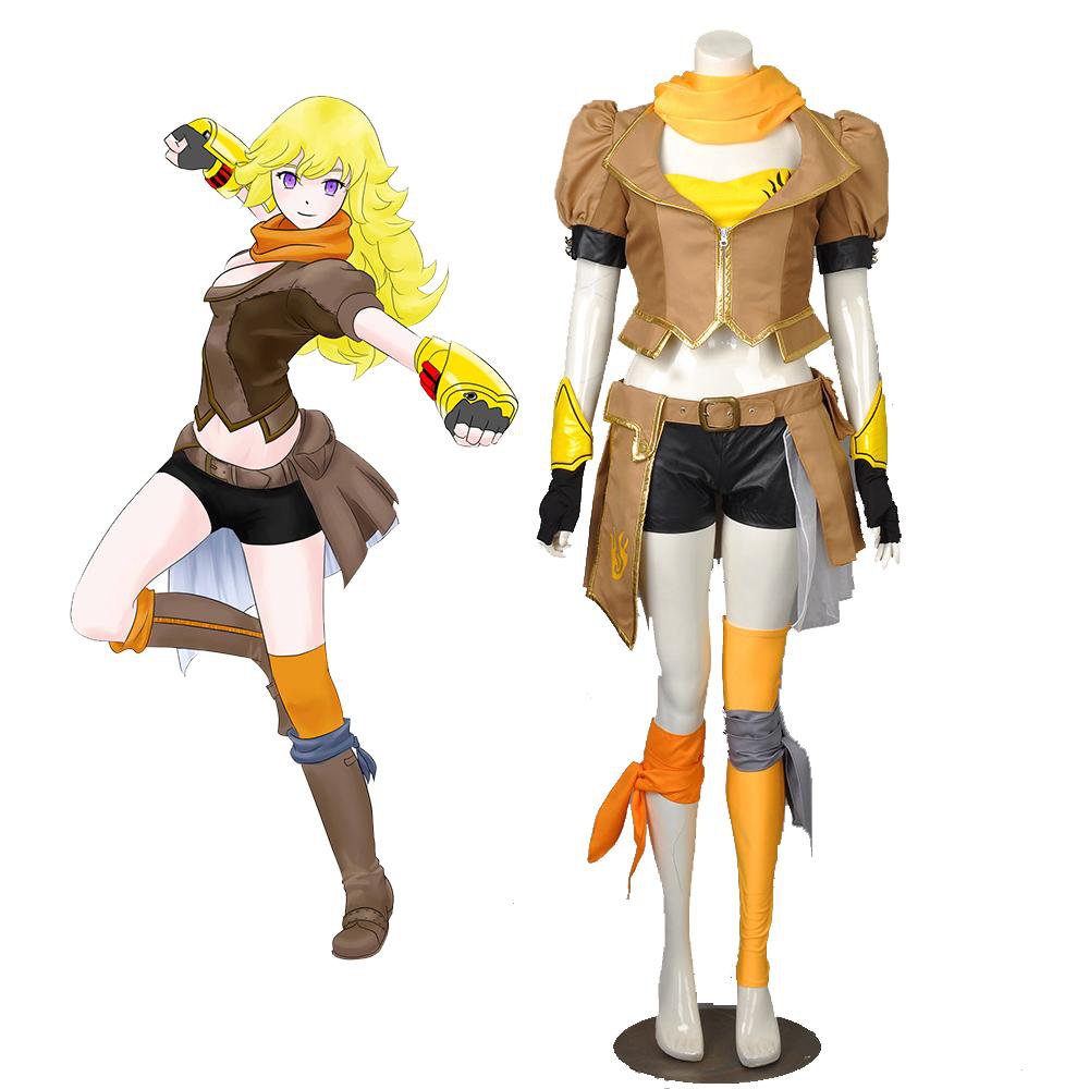 RWBY Yang Xiaolong Custom Made Cosplay Costume for Halloween Carnival Party