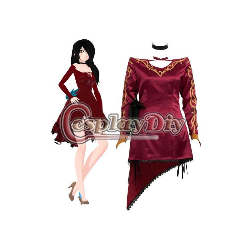 Cinder Fall Rwby Womens Dress Adults Custom Made Costume Cosplay For Party 1597