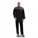CosplayDiy Men's Costume Star Trek Voyager Nemesis Captain Sisko Cosplay Costume for Halloween Party