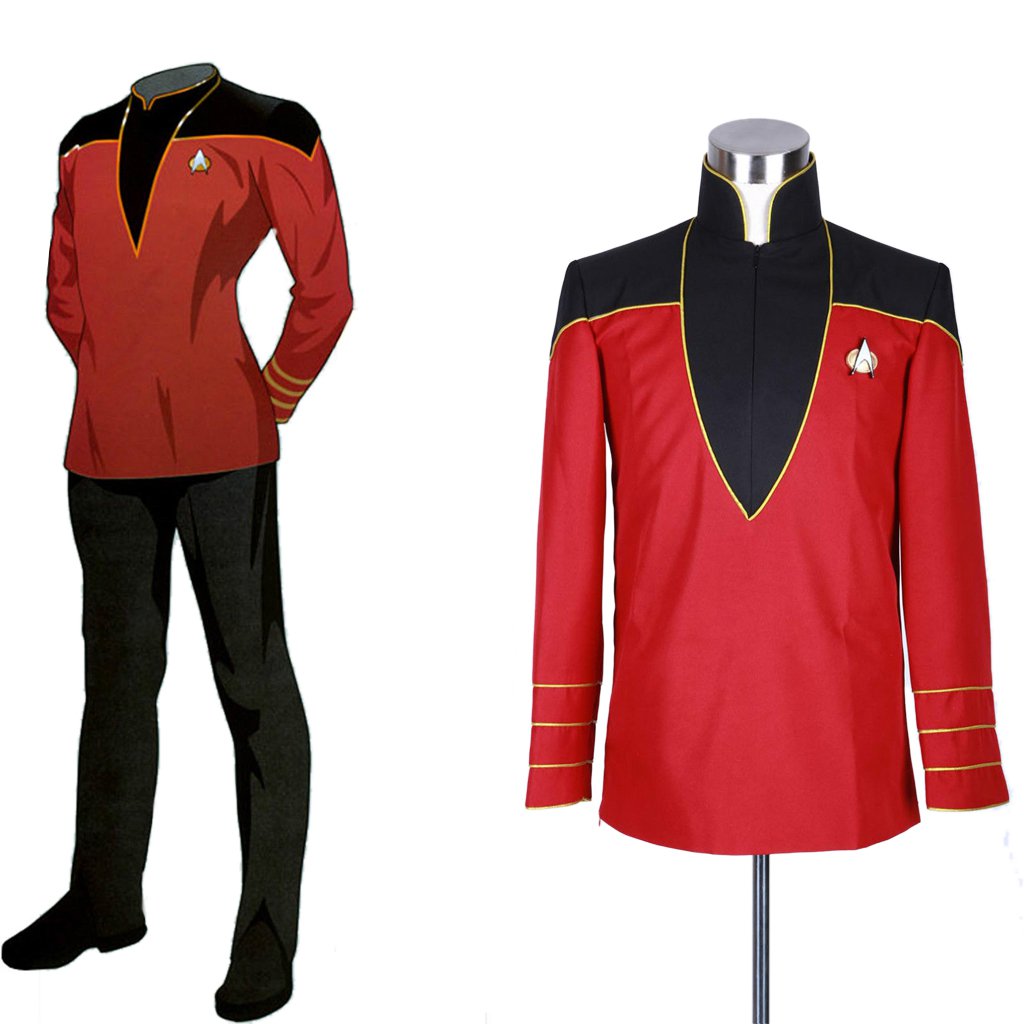 CosplayDiy Men's Jacket Star Trek Admiral's Jacket Coat Costume Cosplay for Halloween Party