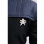 CosplayDiy Men's Outfit Star Trek TNG Deanna Troi Costume Cosplay for Halloween Carnival