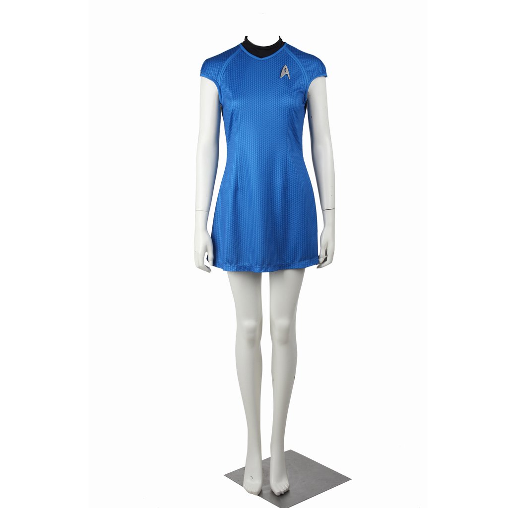 Cosplaydiy Women S Blue Dress Star Trek Into Darkness