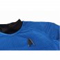 CosplayDiy Men's Shirts Star Trek into Darkness First Officer Spock Blue Shirs Costume Cosplay
