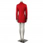 CosplayDiy Women's Red Dress Star Trek Beyond Nyota Uhura Top Dress Cosplay for Party