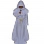 CosplayDiy Men's Cape Star Trek Monk Priest Europe Medieval Hooded Robe Cloak Cape Costume Cosplay