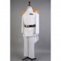 CosplayDiy Men's Outfit Imperial Officer White Grand Admiral Costume Cosplay for Halloween Party