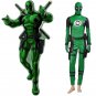 CosplayDiy Men's Costume Deadpool Costume Cosplay Green Style Outfit Costume Cosplay for Halloween