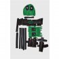 CosplayDiy Men's Costume Deadpool Costume Cosplay Green Style Outfit Costume Cosplay for Halloween