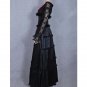 CosplayDiy Women's Dress Sweeney Todd Mrs Lovett Black Lace Dress Costume Cosplay for Party