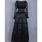 CosplayDiy Women's Dress Sweeney Todd Mrs Lovett Black Lace Dress Costume Cosplay for Party