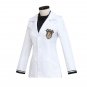 CosplayDiy Men's White Jacket Game Mystic Messenger Costume Cosplay for Halloween Carnival