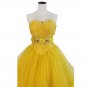 2017 Beauty and the Beast Princess Belle Dress Version 02 Costume Cosplay for Ball Gown Party