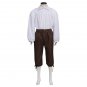Custom Made Men's Medieval Costume Cosplay Vintage Medieval Adult's Shirt Vest Pants Cosplay