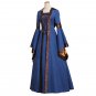 Vintage Medieval Dress Cosplay Custom Made Victorian Dress with Hoodie Costume Cosplay for Halloween