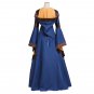 Vintage Medieval Dress Cosplay Custom Made Victorian Dress with Hoodie Costume Cosplay for Halloween