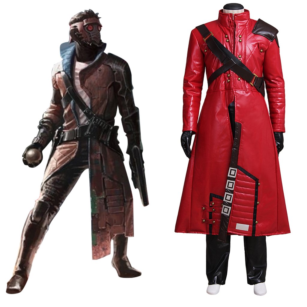 Peter Quill Costume Cosplay Guardians of the Galaxy Adult's Custom...