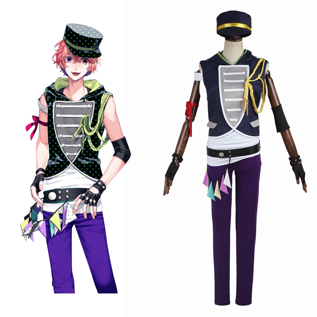 Free Shipping B-Project Ambitious Ashu Yuuta Custom Made Costume Cosplay for Carnival Party