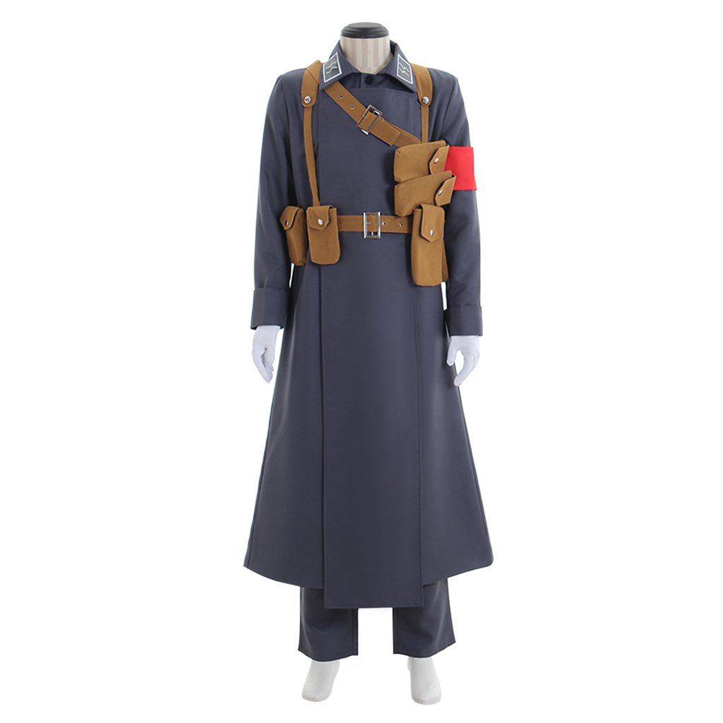 CosplayDiy Men's Outfit Hellsing Millenium Vampire Soldier Cosplay Costume For Halloween